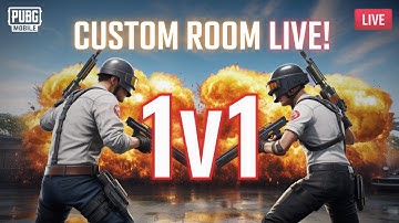 1v1 TDM Custom ROOMS PUBG Mobile Live | Live Customs Room 1v1 | Custom Room Live