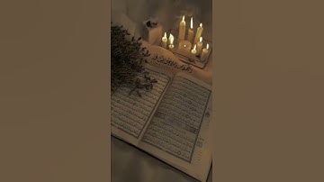 عندما تشعر بالوحدة القرآن الكريم وحده أفضل صديق لتكون معه وهوا الونيس والرفيق الذي لا يخون صاحبه♥