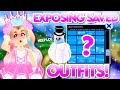 *EXPOSING* MY SAVED OUTFITS IN ROYALE HIGH! Royale High Funny Videos 2022
