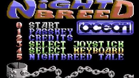 Nightbreed (main menu and intro) C64 Sid Chip Music - Matthew Cannon