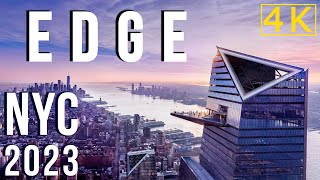 [4K] 🇺🇸 Edge Observation Deck at Hudson Yards, NYC Walking Tour 2023 Part 4 #nyc #newyork #edge