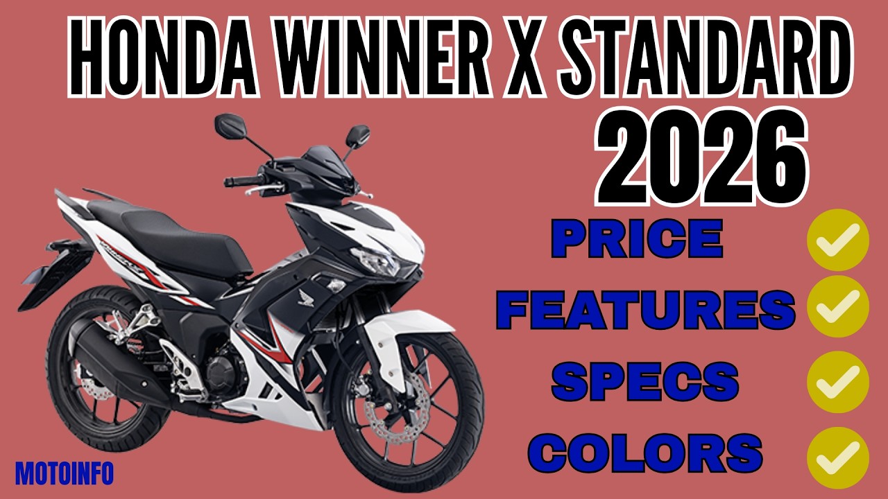 Honda Winner X 2026 – цена, характеристики и особенности на Филиппинах