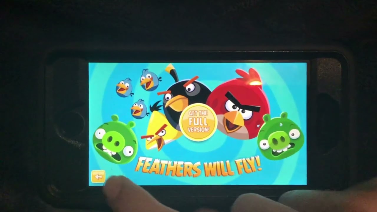 Angry Birds Free 1.6.0 On iPhone 6 iOS 10.2.1 Gameplay