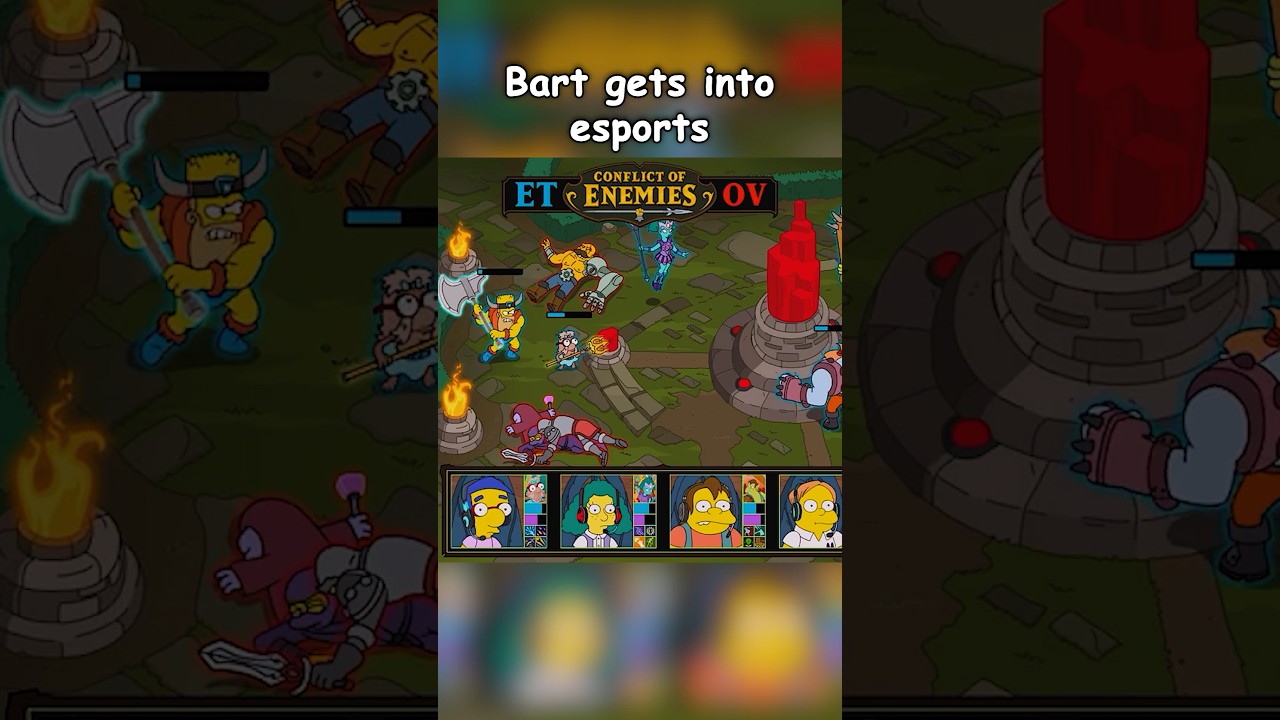 Bart gets into esports #thesimpsons #simpsons #cartoon #funny #animation