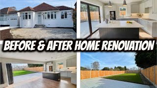 Complete Home Renovation Before & After  18 months in 6 minutes!