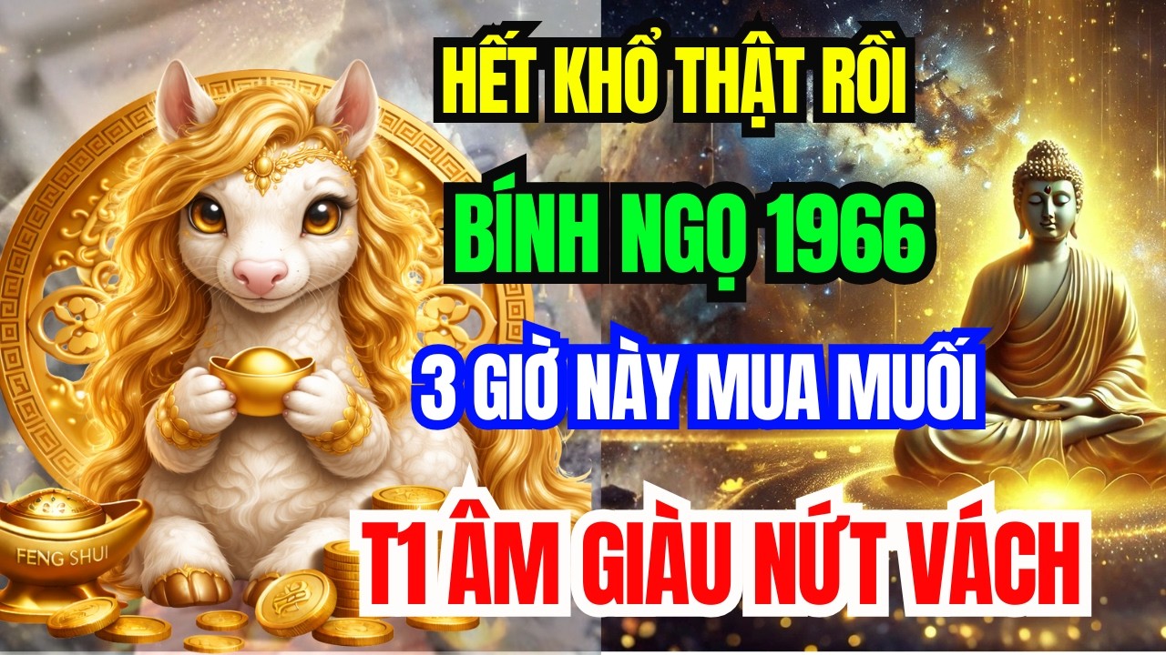 Thầy Phong Thủy Tiết Lộ: Bính Ngọ 1966 Mua Muối Vào 3 Ngày Này, Tiền Về Như Nước Lũ, Cả Năm May Mắn