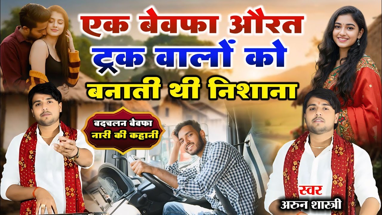 एक बेवफा ट्रक वाले की पत्नी की कहानी ट्रक वालों को बनातीथी निशाना कन्नौज की सच्ची घटना अरून शास्त्री