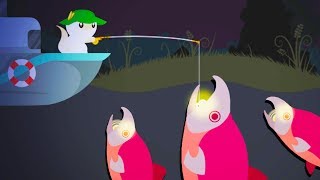 NIGHT FISHING for the NOCTIS! - Cat Goes Fishing Gameplay screenshot 2