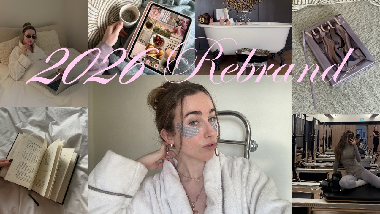 THE 2026 REBRAND 🎀🤍 vision board & cosy 2026 goals planning