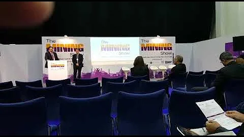 Alara Resources CEO in discussion at Mining Show Dubai