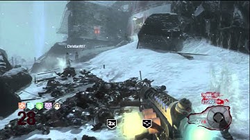 Call of the Dead NO POWER Round 40 Strategy - Black Ops Zombies - Part 4