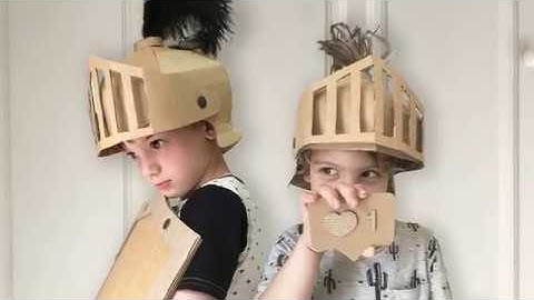 How to make a Cardboard Knights Helmet