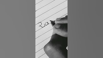 :Radhika: Name Calligraphy💕|| Lettering my subscribers names😌 #shorts #calligraphy #handwriting