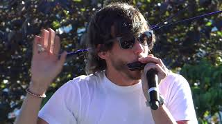 Chris Janson playing harmonica - Nashville 6-7-2016