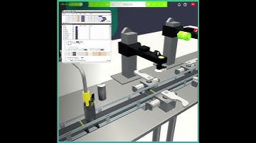 Automatic Can filling Lid sealing application #mechatronics #digitaltwin #codesys #simumatik