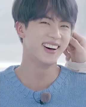 Jin's ear turning red when he is shy...😍😍