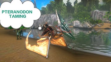 PTERANODON  TAMING IN ARK ULTIMATE MOBILE EDITION  #game #taming #pgo
