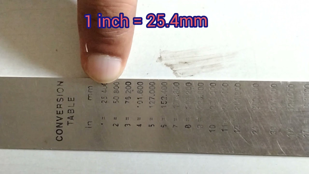 Steel Ruler 12 With CM Reading and Conversion Table on Back (In