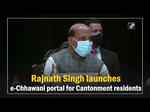 Rajnath Singh launches e-Chhawani portal for Cantonment residents