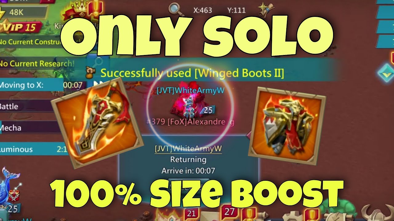 Lords Mobile - Lets do KVK SOLO. 500k soloes from 5 emperor piece account. Fury online targets