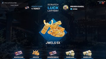 Qbcore Scratch Lottery Script | Fivem Mod