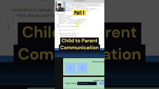 Child to Parent Communication in Angular Part 1
