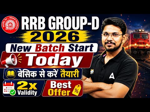 RRB Group D 2026 | Syllabus, Study Plan & Batch | RRB Group D Preparation Strategy 2026