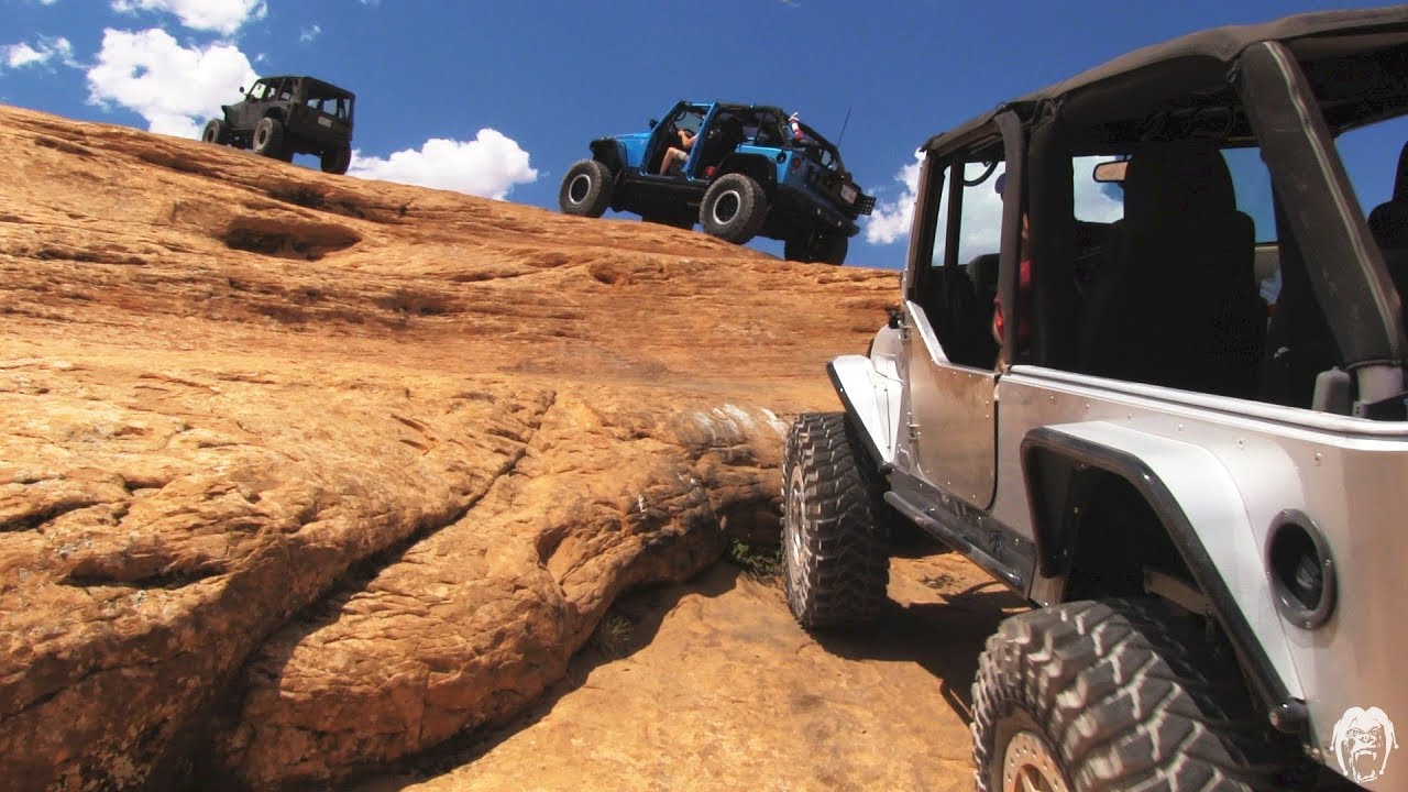 moab jeep safari rock crawler
