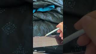 Using a chalk hem marker #shorts