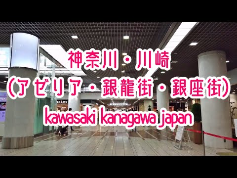 【アーケード商店街で猛暑回避】神奈川・川崎「アゼリア川崎・銀龍街・銀座街」kawasaki tokyo japan 2020.08