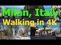 Walking in Milan, Italy for an Hour | 4K Tour in Spring