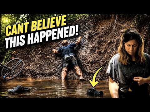 DISASTER! River Treasure Hunter Mudlarks a Ghost Town for lost treasure with a Metal Detector!
