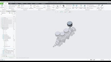 Active Component Is Easier to See in the Model Tree | Creo 6.0
