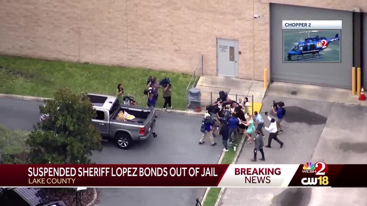 Suspended Osceola County Sheriff Marcos Lopez released on bond 3 weeks ...