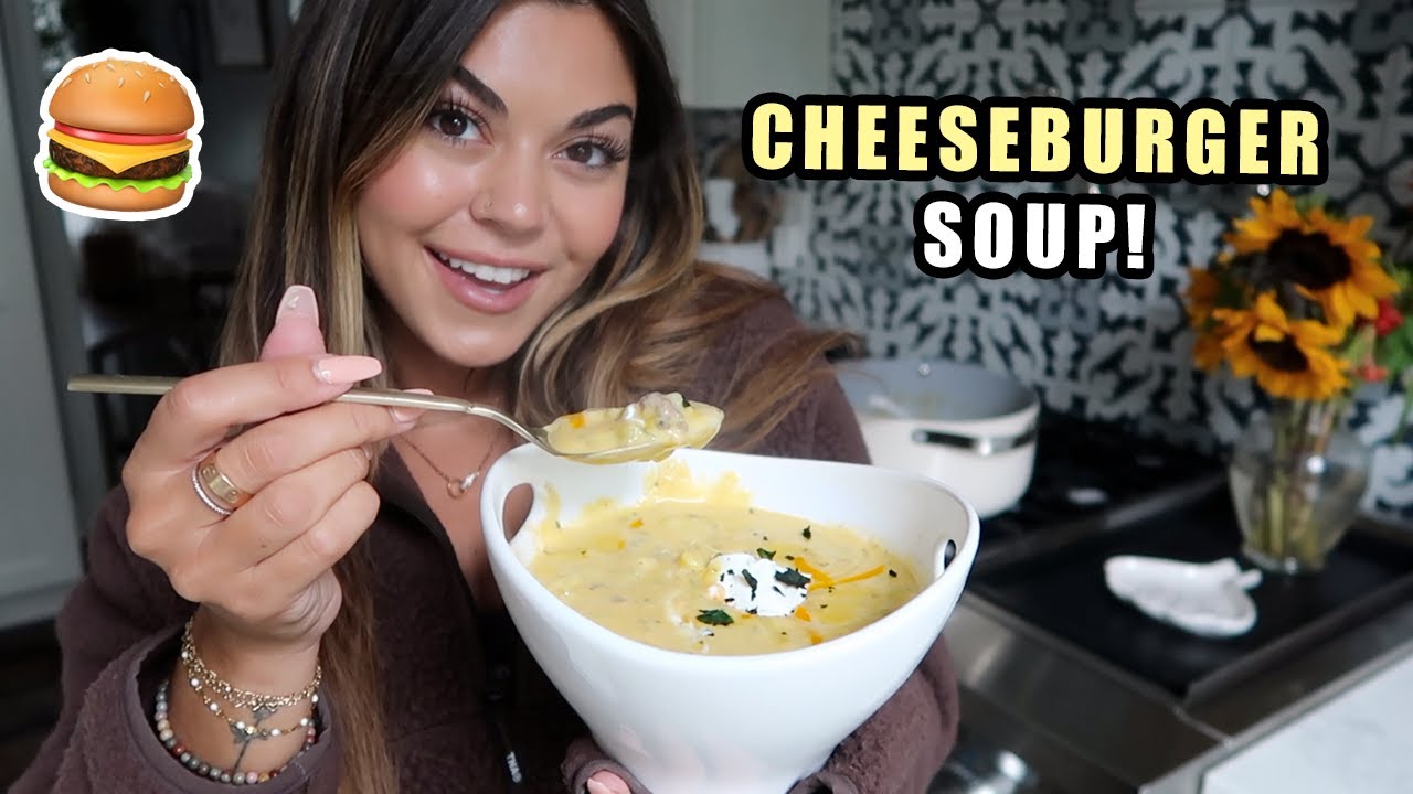 Давайте приготовим ужин: суп с чизбургером!
