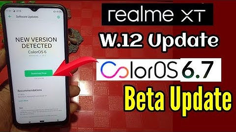 Realme XT Got ColorOS 6.7 Beta W.12 Update | ColorOS 7 Beta Update | Realme XT Update | ColorOS 7