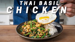 1 Pan Thai Basil Chicken in 25 minutes (Pad Ka Prao) | Weeknighting