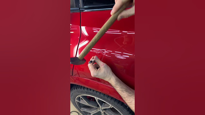 На BMW X6M упала ветка. Исправили без перекраса