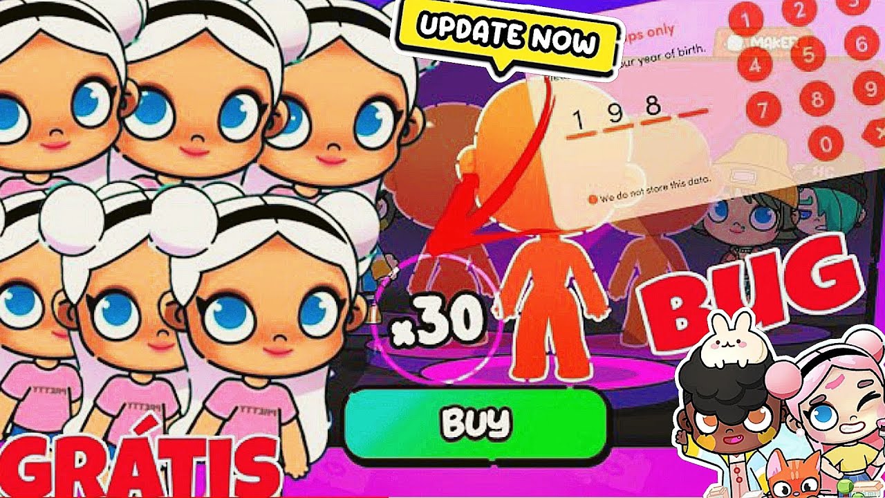 URGENTE! 🤔 NOVO CÓDIGO PARA TER 30 PERSONAGENS GRÁTIS no AVATAR WORLD l ...