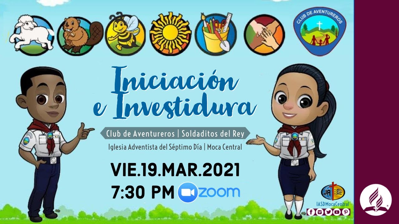 Ceremonia Iniciación e Investidura | Club de Aventureros - Soldaditos del  Rey .2021 - YouTube