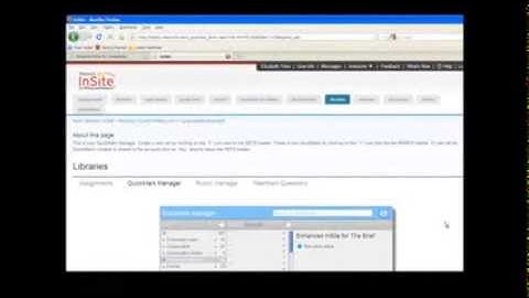 InSite Instructor: QuickMark