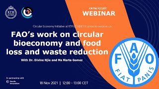 Webinar on FAO’s work on circular bioeconomy and food loss and waste reduction