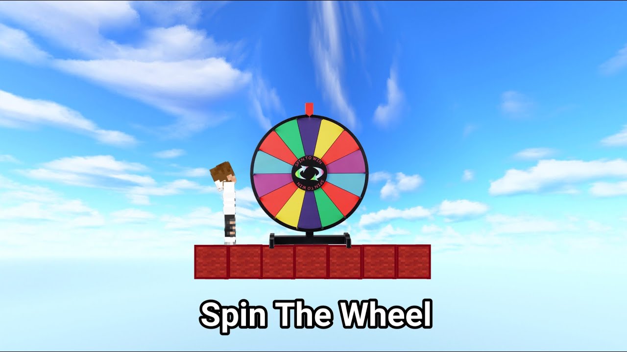 Bedwars, But I Spin A Wheel That Tells Me What To Do