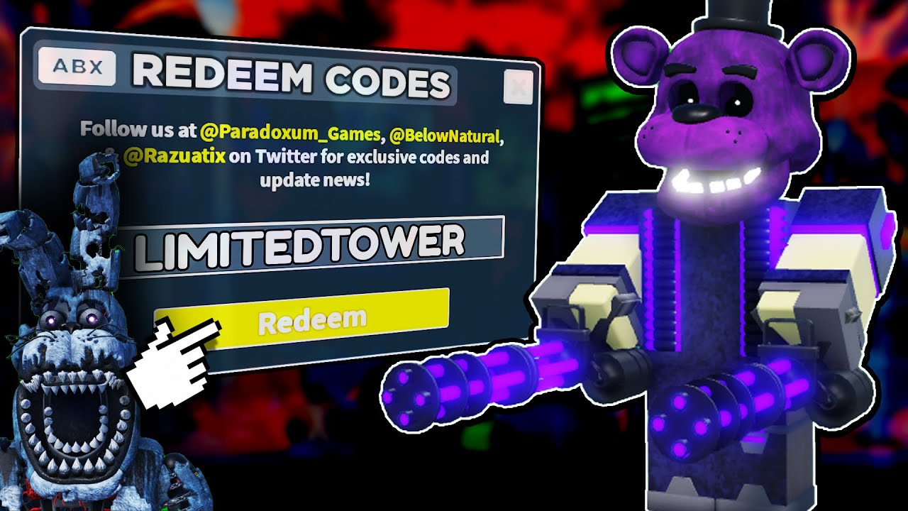 ALL NEW 5 *SECRET TOWER* UPDATE CODES in TOWER DEFENSE SIMULATOR! (ROBLOX  CODES) 