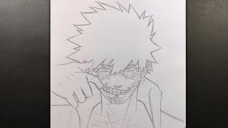 How to Draw Dabi | easy anime drawing for beginners