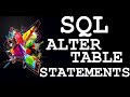 SQL SERVER: RENAME TABLE,RENAME COLUMN, ADD NEW COLUMN, REMOVE COLUMN,CHANGE COLUMN TYPE|ALTER TABLE