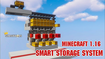 Minecraft 1.16 - Smart Storage System #4