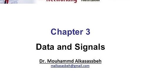 CH3 PART 1 Data Communication and Networking forouzan 4th edition