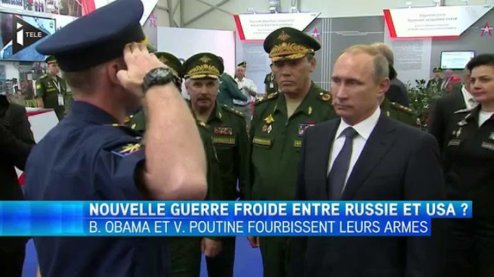 Un air de Guerre froide entre la Russie et les Etats-Unis
