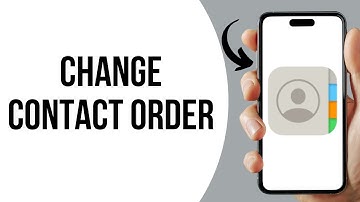 How to change how contacts are sorted and displayed on iPhone ?
